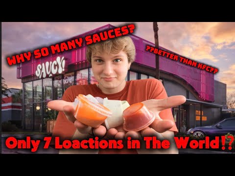 Trying All Saucy’s Sauce!!