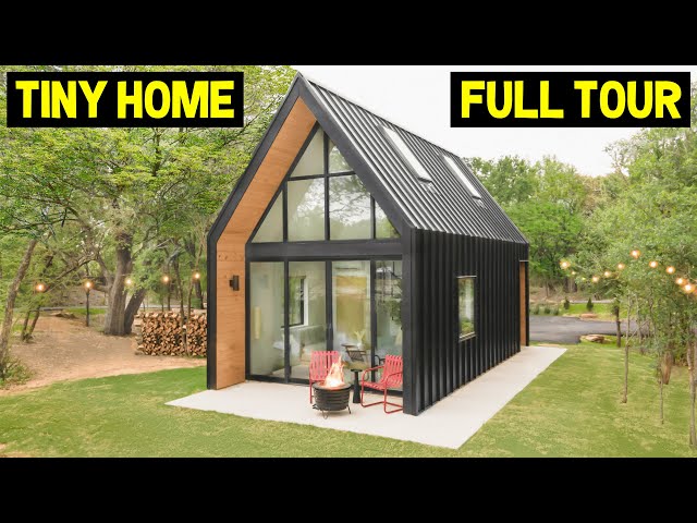 500Sqft Ultra-Modern Scandinavian Tiny Home W/ Private Lake Access! -  Youtube