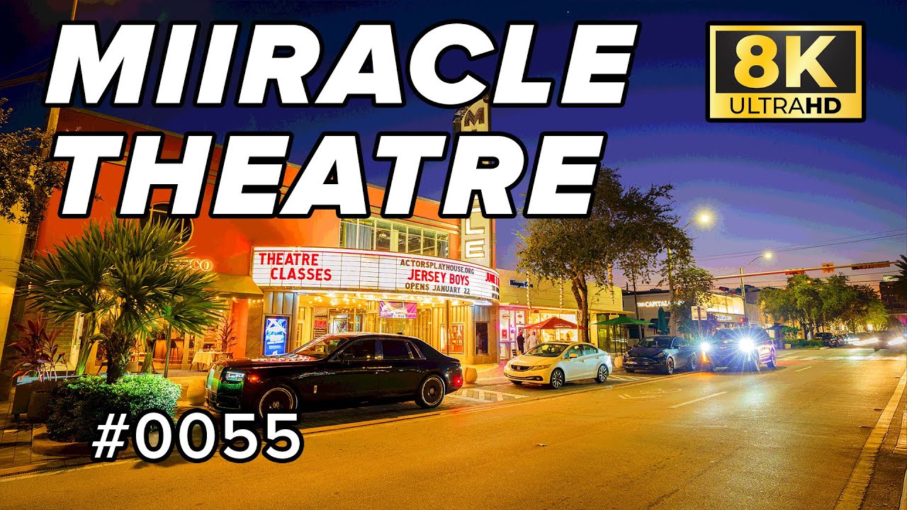 8K Timelapse of the Miracle Theatre in Coral Gables, Miami, Florida (Sony A7R4 & G-Master 16-35mm)