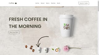 How To Make a Responsive Coffee Shop Website Using HTML CSS And JavaScript || #codingissoeasy