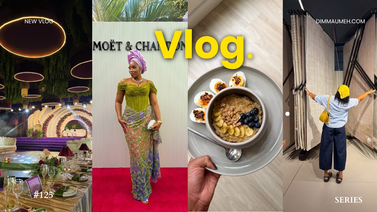 VLOG: THIS WEDDING LEFT ME SPEECHLESS | RUG SHOPPING, GRWM, BREAKFAST + NIGERIAN WEDDING