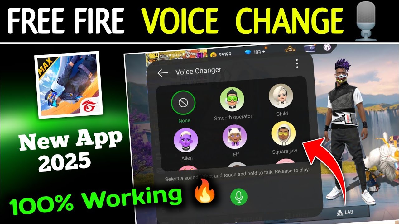 How To Change Voice In Free Fire 2025 | Voice Changer App For Free Fire 2024 | FF Voice Changer 2025