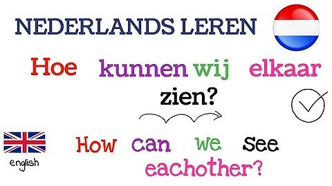 NEDERLANDS LEREN zinnen werkwoorden,dutch