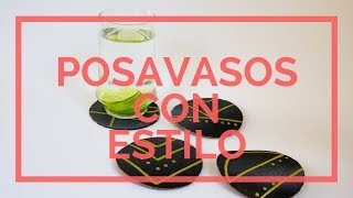 Como hacer Posavasos de lámina de corcho