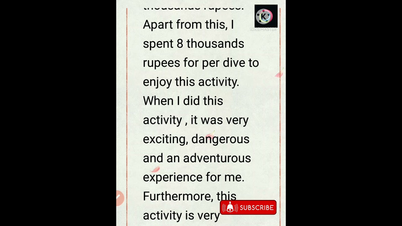 Describe An Expensive Activity  That You Enjoy Doing Occasionally IELTS Speaking Cue Cards //