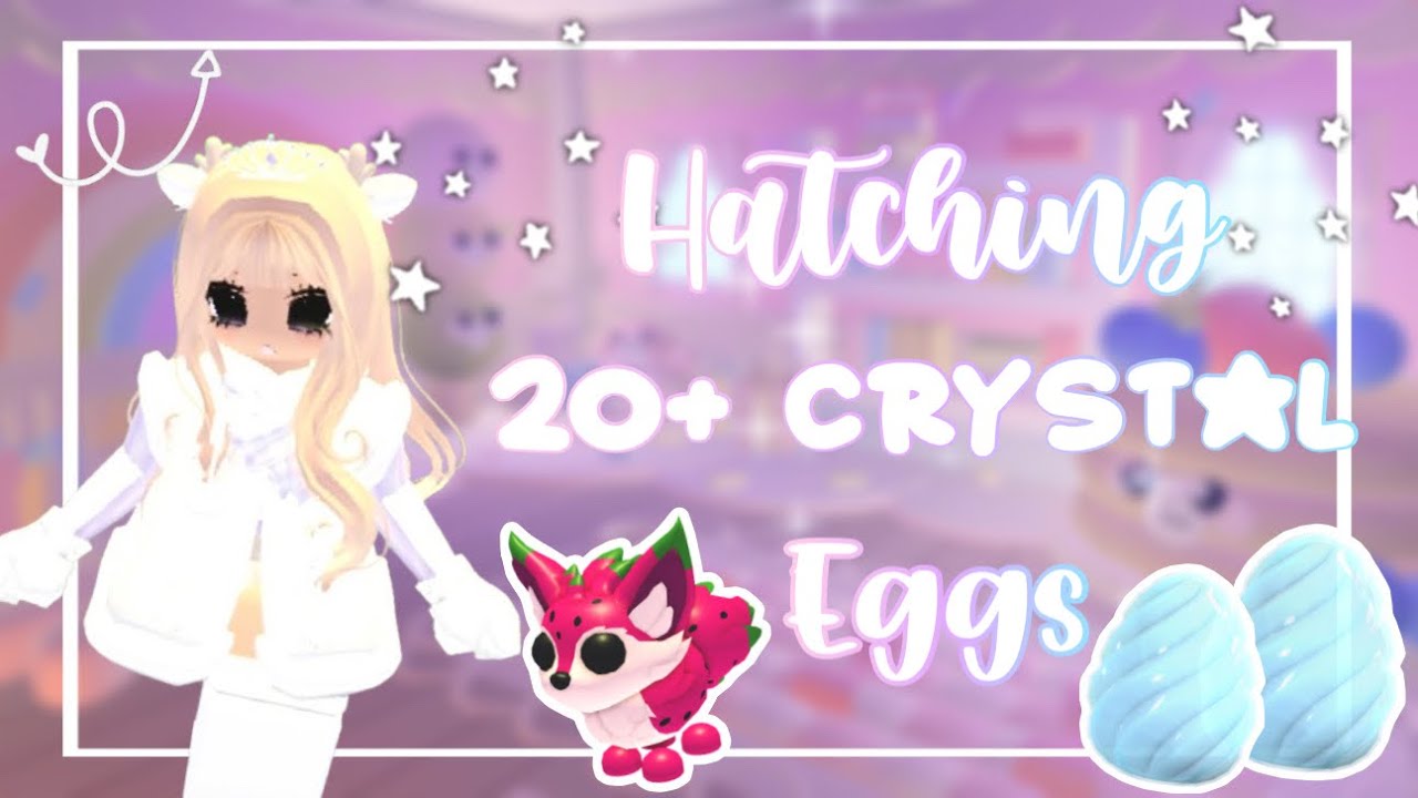 HATCHING 20+ Crystal Eggs for the NEW PET! 😲💕 | Adopt Me