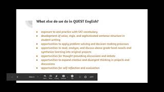 6th Grade QUEST ELA