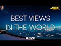 Best views in the world  airline pilot cockpit view 4k