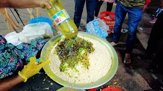 Most Popular Jhal Muri Making New Market Dhaka | Famous Masala Muri Vorta | Bangladeshi Street food