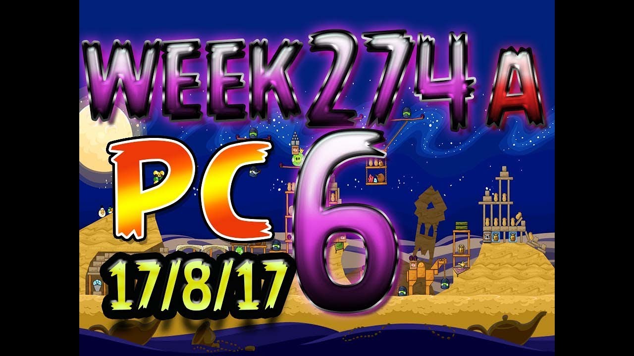 Angry Birds Friends Tournament Level 6 Week 274-A PC POWER-UP walkthrough
