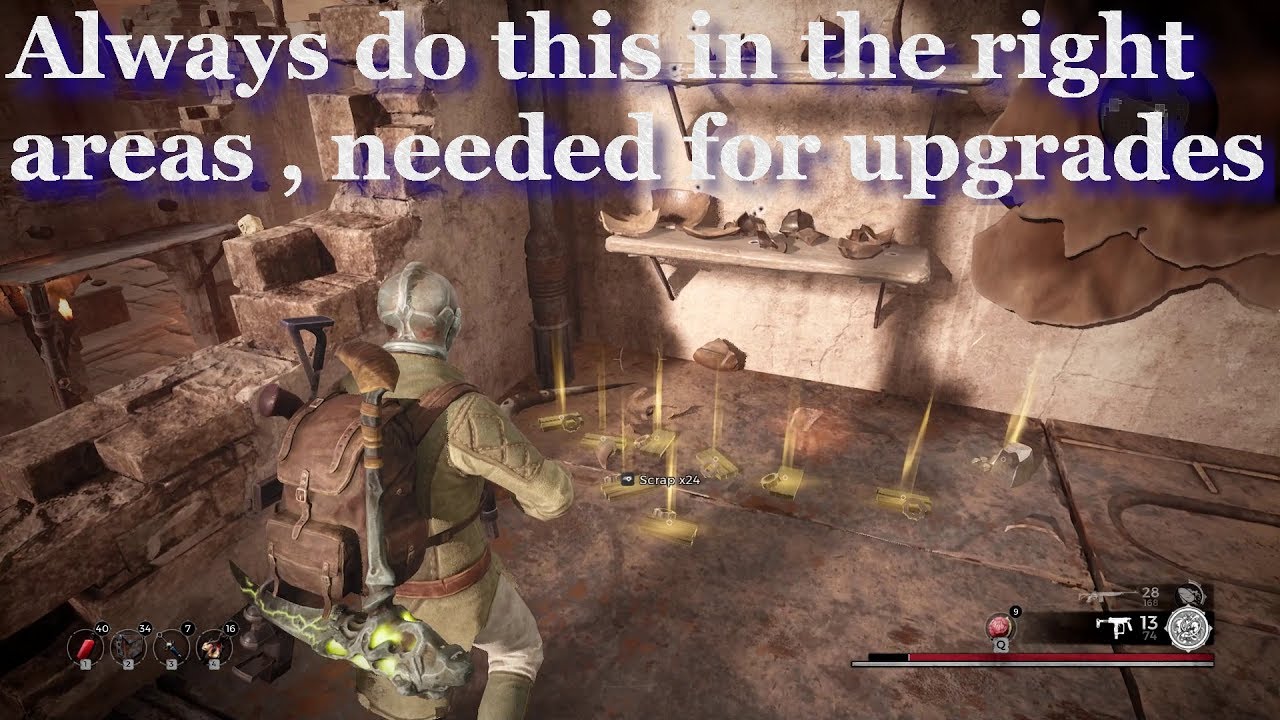 Remnant From the Ashes gameplay - How to farm scrap - items for scrap