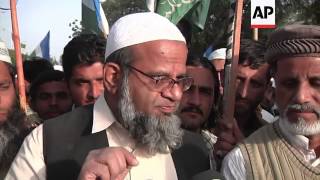 Supporters Of Anti-India Groups March In Support Of Kashmir Day