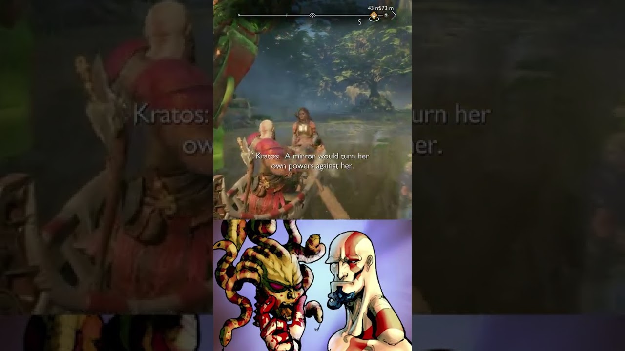 Kratos talks about MEDUSA During His Days