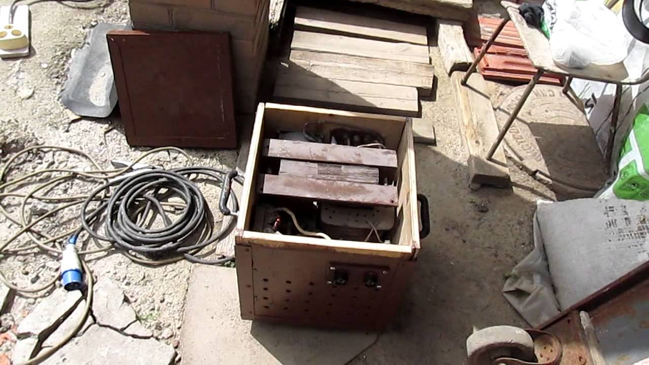 Сварка металлических ворот - YouTube