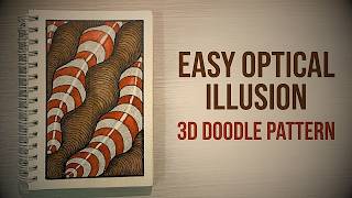 Famous Easy Optical Illusion Art 👀 Colorful Zentangle for Beginners #art #drawing #zentangleart Wealth