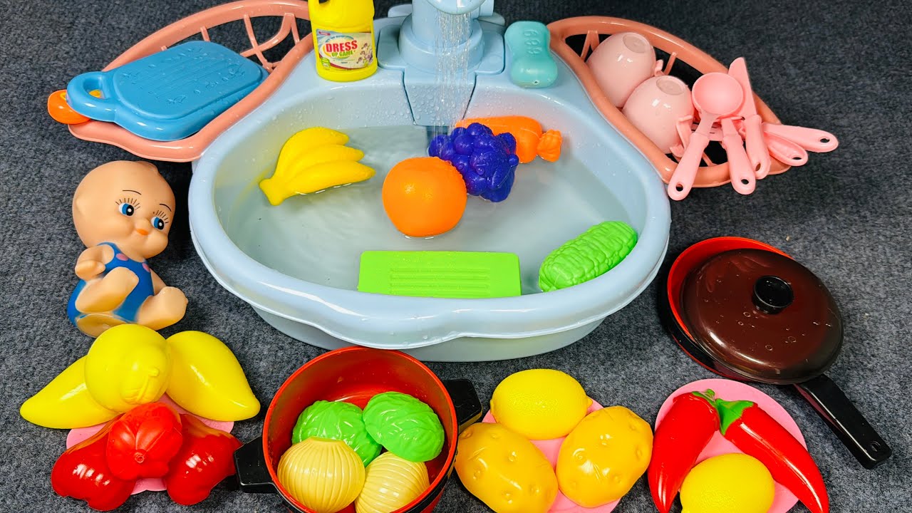 7 Minutes Satisfying with Unboxing Tiny Kitchen set, Cute Kitchen sink 🌻 Doremon Tivi Review ASMR