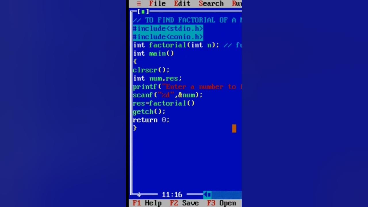 To find factorial of a number using function in C Programming - YouTube
