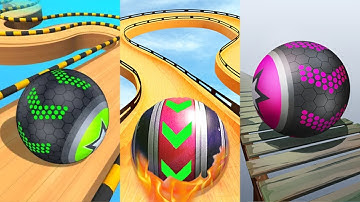 Going Balls Vs Sky Rolling Ball 3D, #goingballs - Satisfying Ball Games New Ball Colors Run