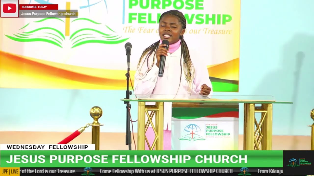 Welcome to Our Wednesday  Evening Worship Service at Jesus Purpose Church ..Sermon by Pastor Esther