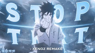 Stop That Sasuke Vs Deidara Amv 4K