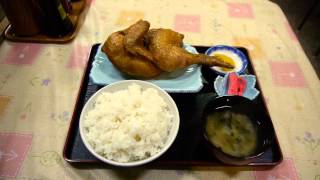 Set meal of giant chicken / たつみ食堂のジャンボとり定食