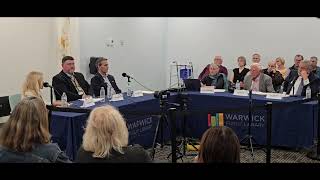 Thrilla on Sandy Lane! 2024 Warwick Beacon Mayoral Debate: Pat Maloney Leah Hazelwood Frank Picozzi