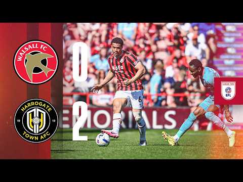 Highlights | Walsall v Harrogate Town — football highlights