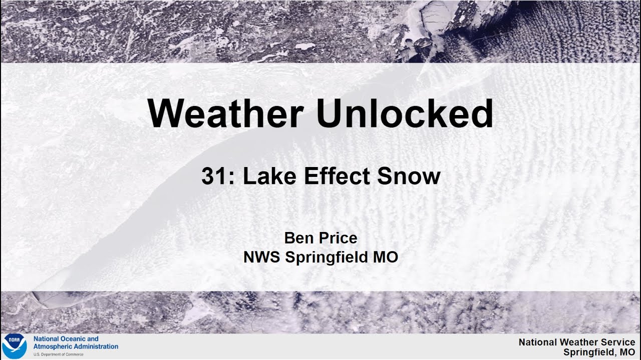 Weather Unlocked: Lake Effect Snow - YouTube