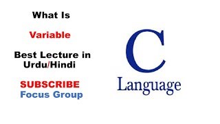 What is Variable || C language || Lecture in Urdu/Hindi