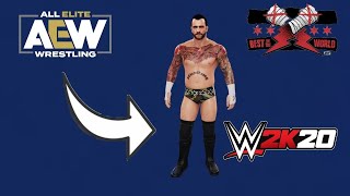 How To Create NEW!!! CM Punk Attire! WWE 2K20 Creation