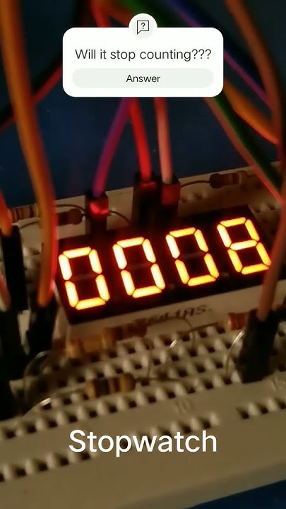Stopwatch with Arduino Uno and Seven Segment Display | Unknown Observer ...