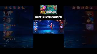 HERO IXIA SAAT PAKAI EMBLEM MARKSMAN MLBB #mobilelegends #hariyantogaming #shortsvideo