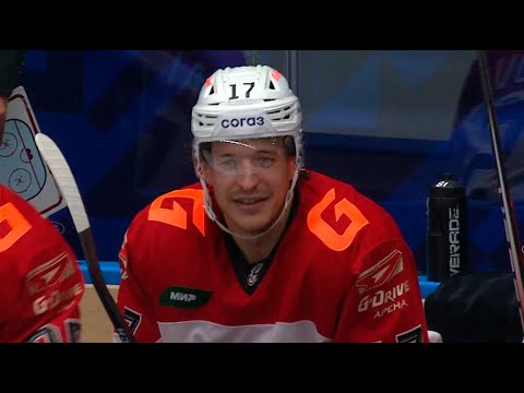 Первый гол Бродхерста в КХЛ / Broadhurst first KHL goal