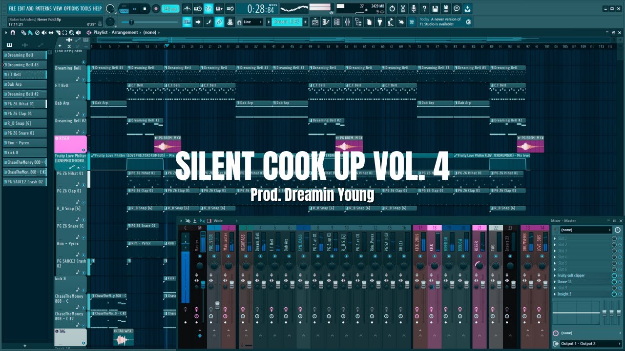 Making a Young Nudy Type Beat | Silent Cook Up Vol.4 - YouTube