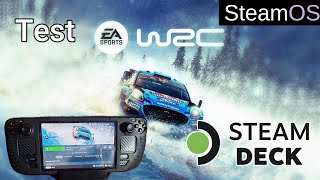 TEST EAsports wrc Steam DECK