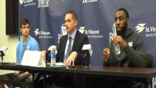 Butler vs. Northwestern (Butler) post game press conference