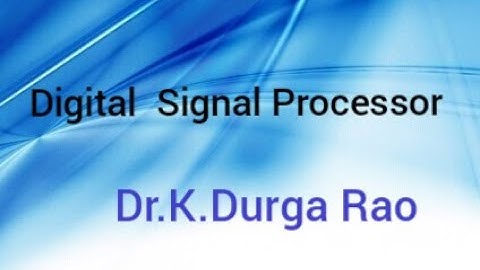 🔷️ Digital Signal Processor
