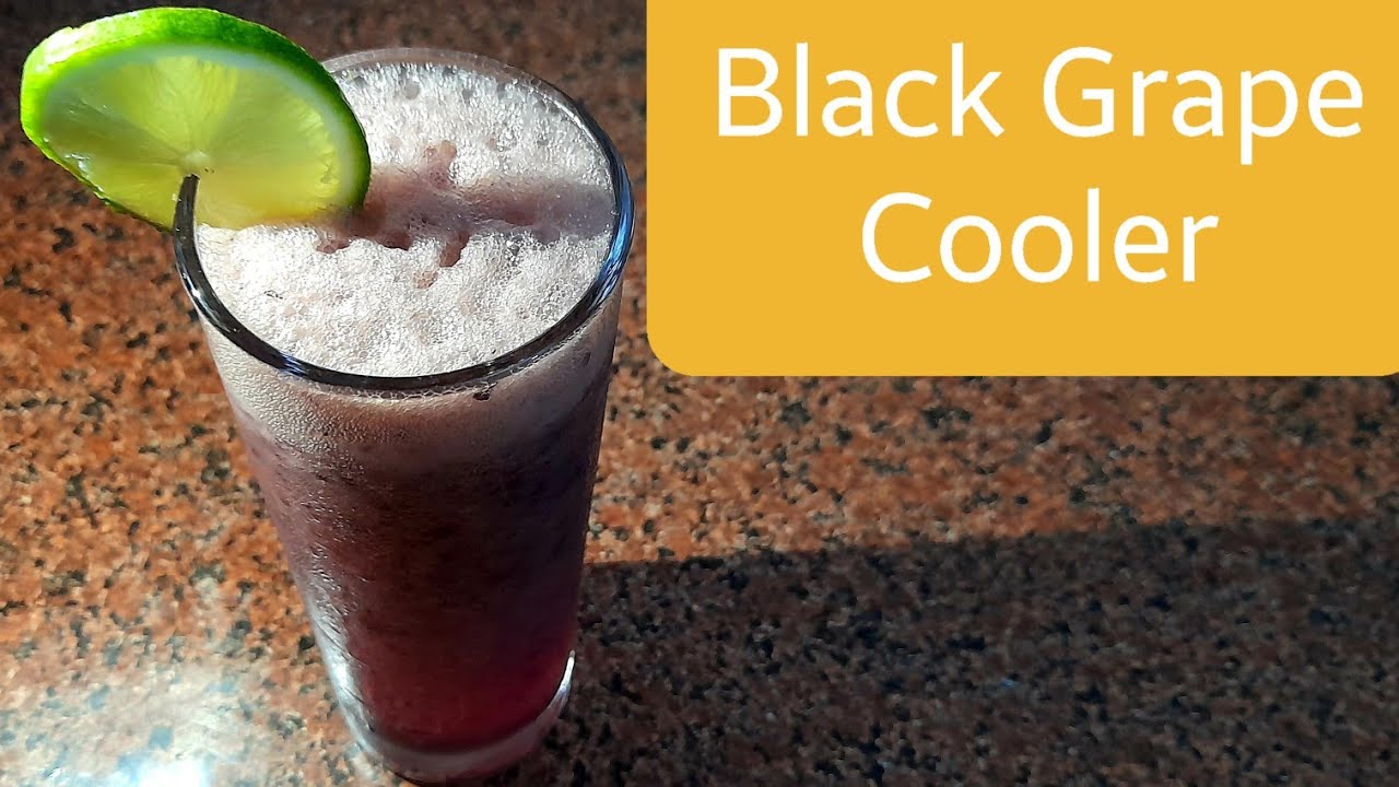 Black Grape Cooler || Summer Refreshment || Healthy Drink || by Just A Foodiee ||