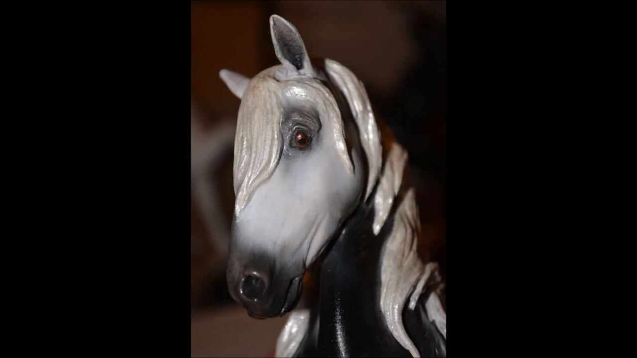 Commission piece, Resculpting and Customizing Model horse resin! Tamarrion Covington Studios