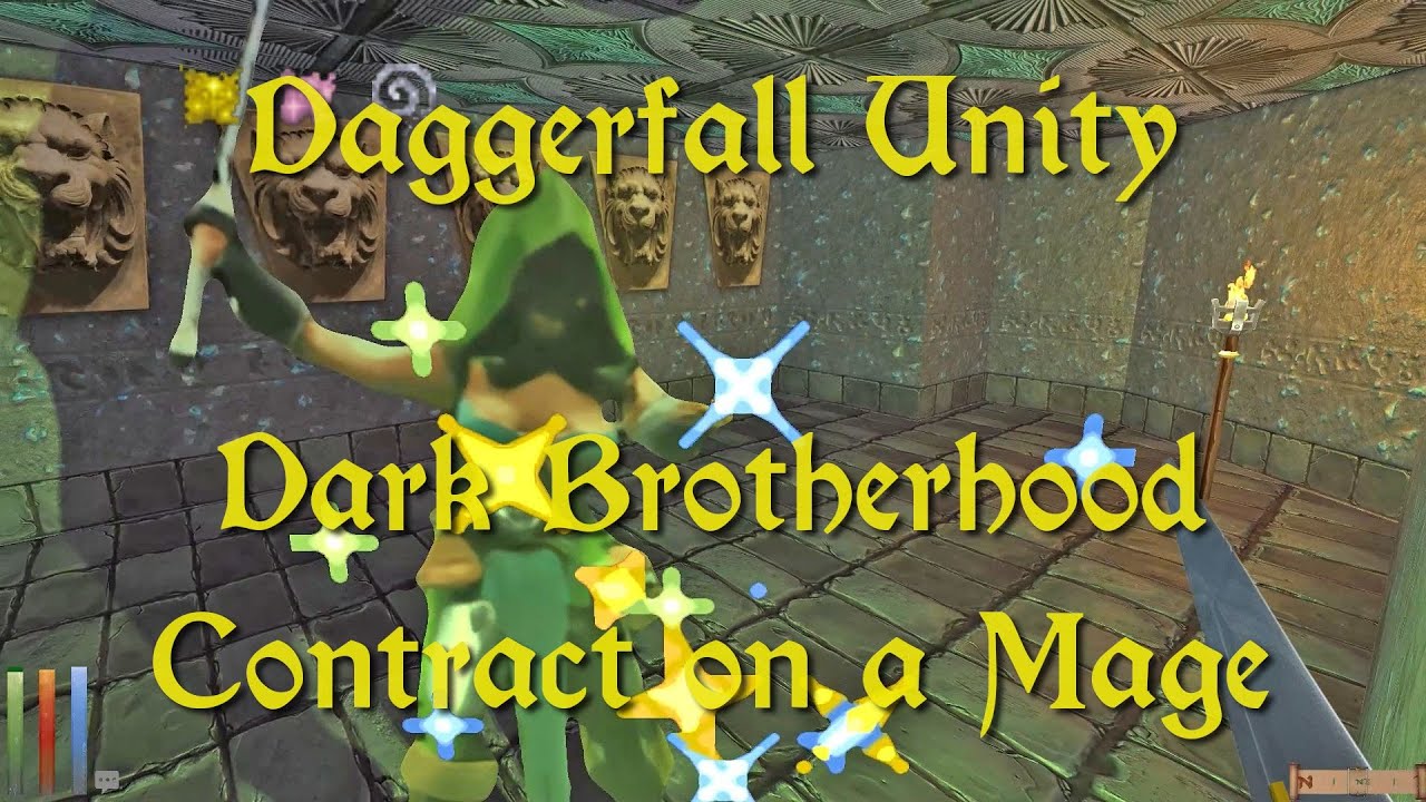 Daggerfall Unity — 151 — Dark Brotherhood — Contract on a Mage - YouTube