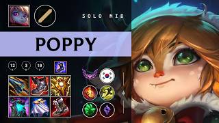 Poppy Mid vs Ambessa - KR Master Patch 26.05