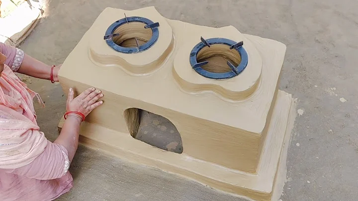 How to make Multiple Clay Chulha at Home। Primitive Technology Chulha।Mitti ka Chulha #viral#chulha 