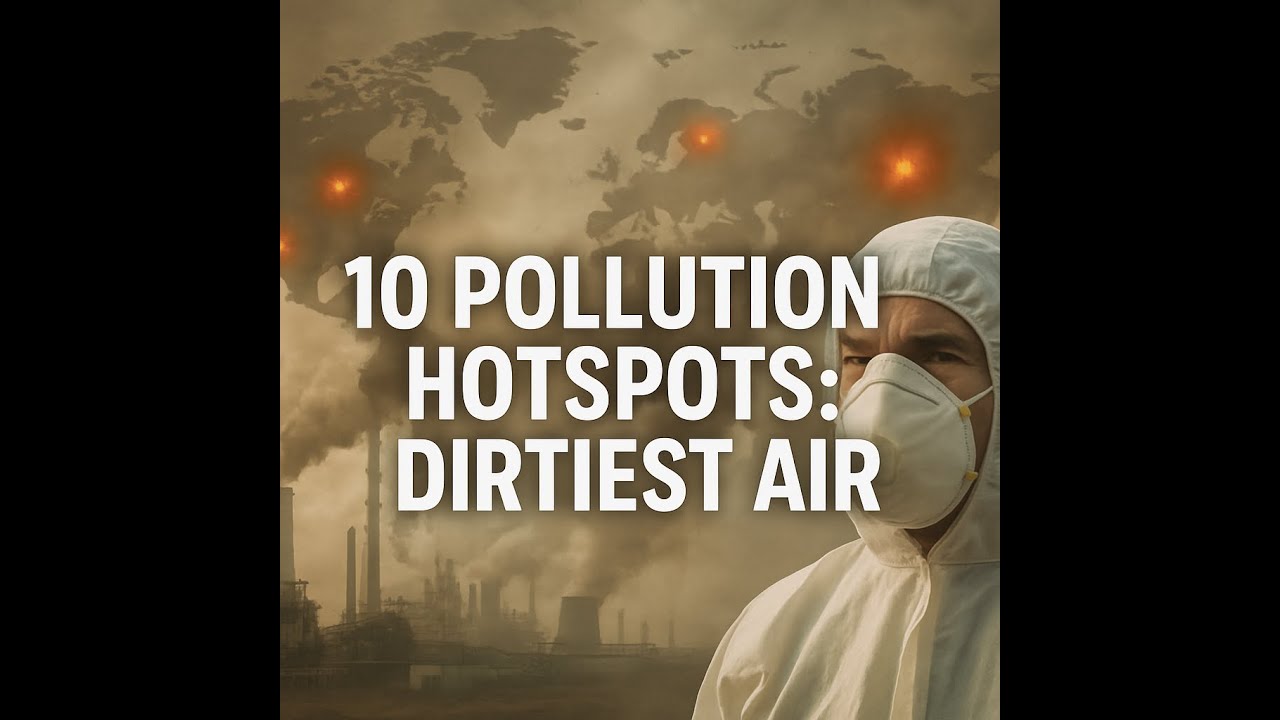 Top 10 Pollution Hotspots: Countries With the Dirtiest Air 🌫️