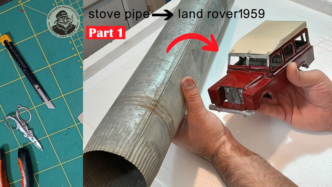 Part 1 – DIY Miniature Land Rover Made from Recycled Stove-Pipe Sheet
