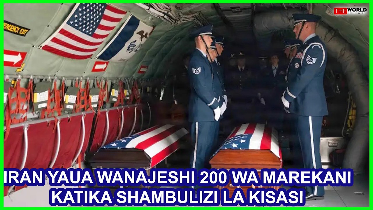 IRAN YAUA WANAJESHI 200 WA MAREKANI KATIKA MASHAMBULIZI YA KULIPISHA KISASI