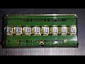 PD2816 vintage LED intelligent alphanumeric display demo