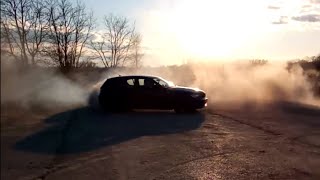 BMW 118D Burnout &amp; Donuts