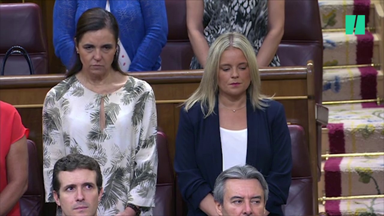 El minuto de silencio por Miguel Ángel Blanco en el Congreso de los Diputados