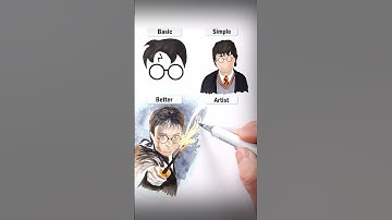 Draw Harry Potter! #art #drawing #shorts #harrypotter #magic #howtodraw #easydraw