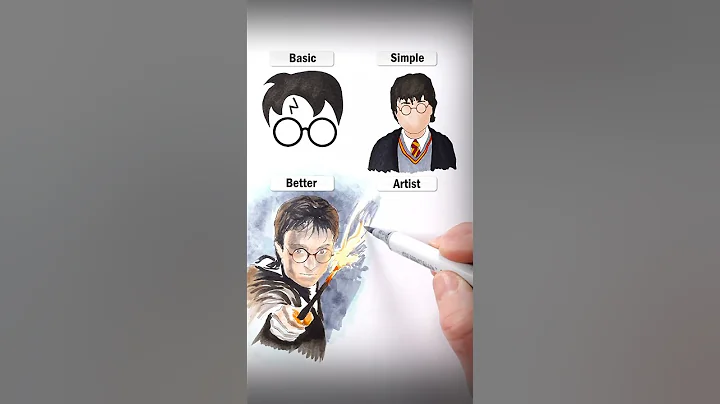 Draw Harry Potter! #art #drawing #shorts #harrypotter #magic #howtodraw #easydraw
